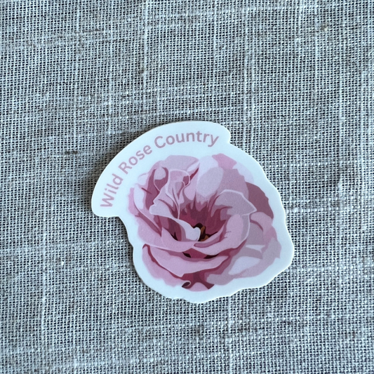 Wild Rose Country Sticker