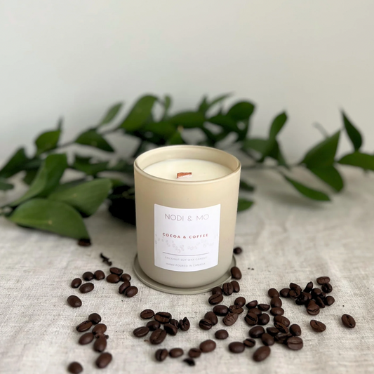 Cocoa & Coffee -  Coconut Soy Candles - Nodi & Mo Candles