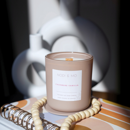 Cashmere Vanilla -  Coconut Soy Candles - Nodi & Mo Candles
